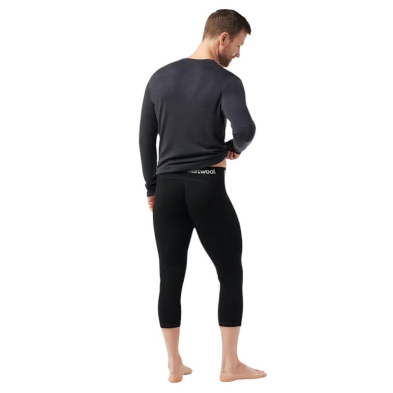 SmartWool سمارت وول SW016365001M سروال أساسي للرجال من مريينو 250 3/4 أسود M - Image 2